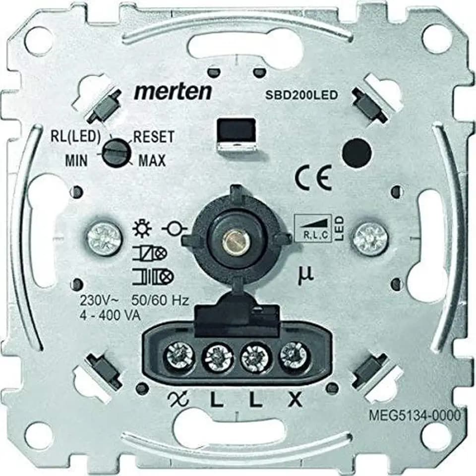 Schneider Electric Merten Universal-Drehdimmer-Einsatz, MEG5134-0000