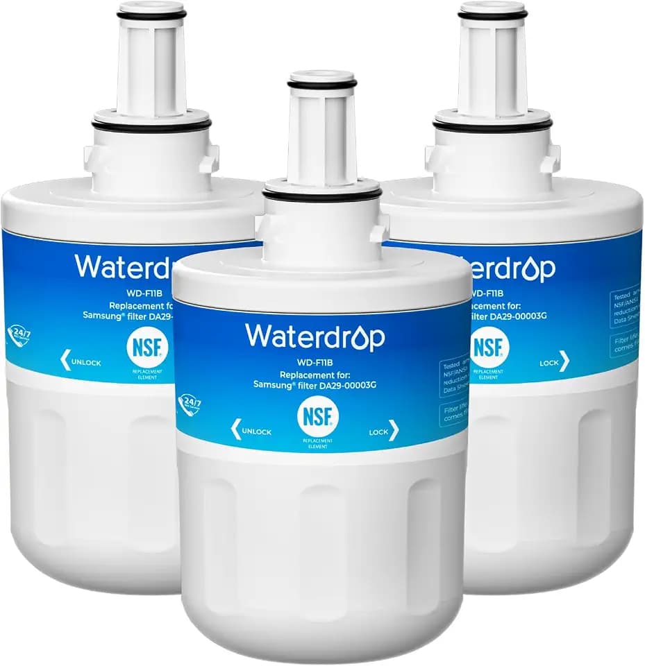 Waterdrop WD-F11B Replacement for Samsung® DA29-00003G Water Filter, 3 Pack