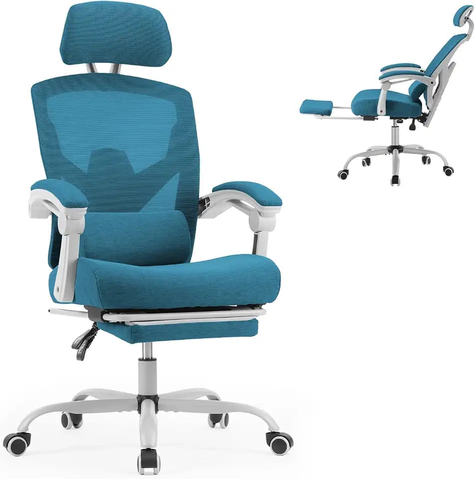 Sweetcrispy Ergonomic Office Desk Chair, Swivel Computer Chair