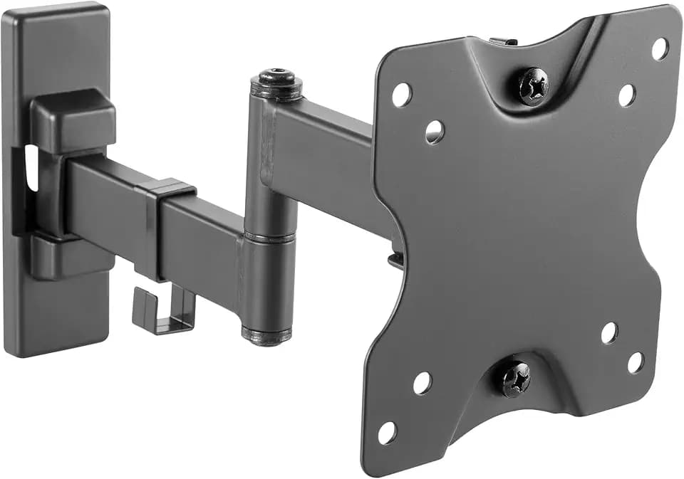 RICOO Monitor Halterung Wandhalterung Schwenkbar Bildschirmhalterung Monitorhalterung für 13-34 Zoll Flach Monitor-Arm Neigbar S5011 Computer Curved PC Bildschirm Wand-Halter VESA 75 x 75 & 100 x 100