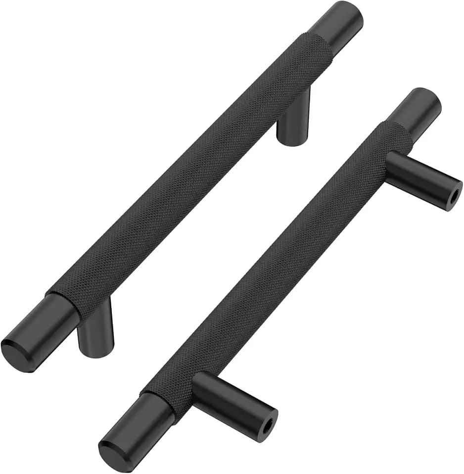 Alzassbg Matte Black Cabinet Pulls and Handles 10 Pack, AL3015MB