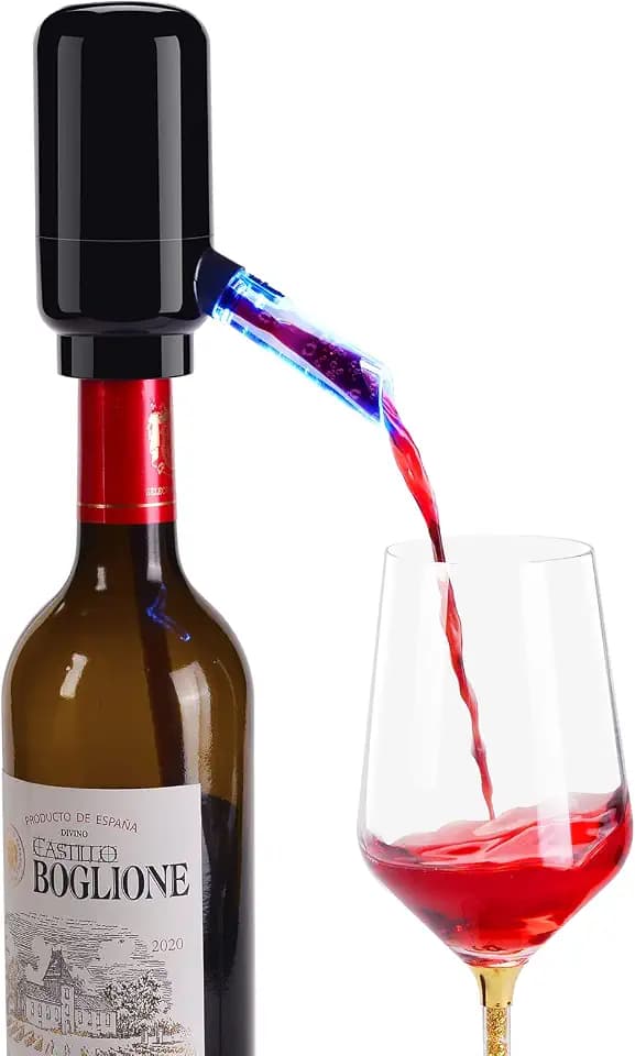 BLUBYEES Electric Wine Aerator and Automatic Wine Dispenser