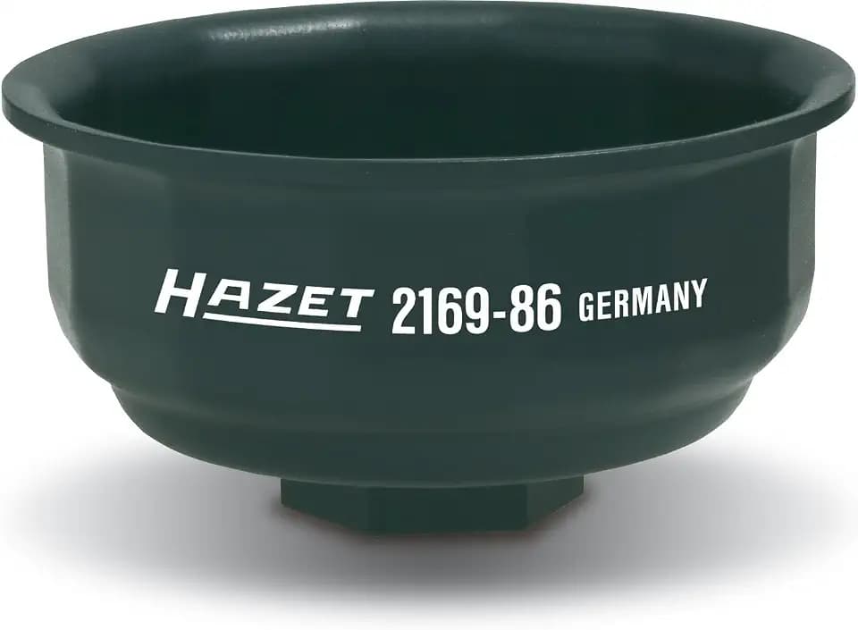 Hazet Ölfilterschlüssel 2169-86, 1/2 Zoll (12,5 mm) Vierkant, Rillenprofil