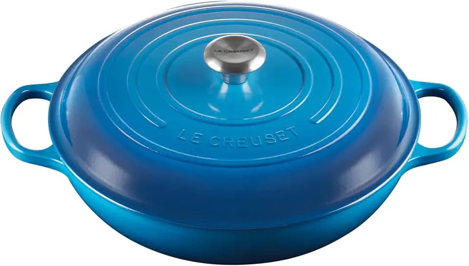 Le Creuset Enameled Cast Iron Signature Braiser, 5 qt., Marseille