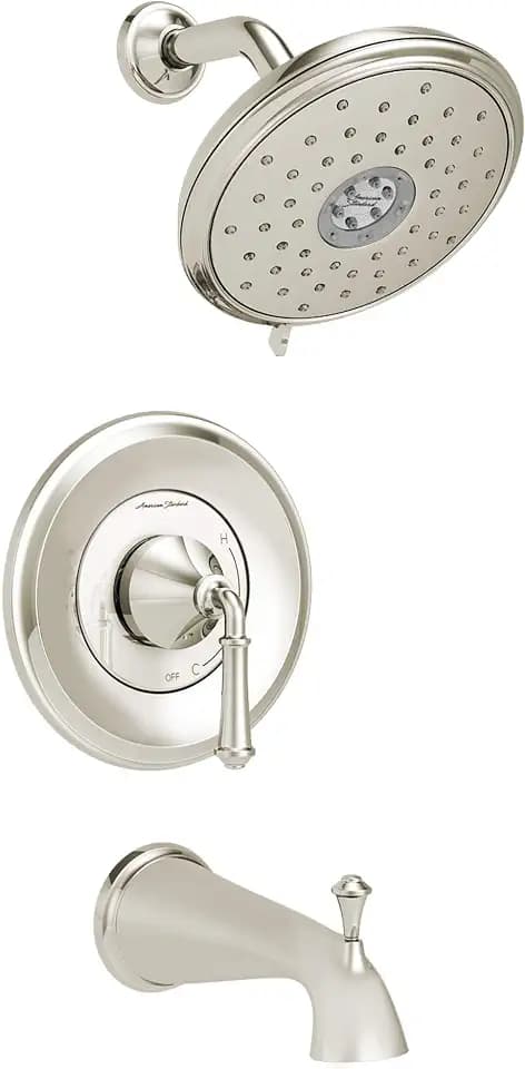 American Standard TU052508.013 Delancey Water-Saving Bath and Shower Trim Kit with Cartridge, Polished Nickel