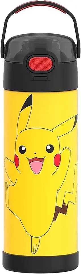 THERMOS FUNTAINER Water Bottle with Spout, 16oz, Pokemon