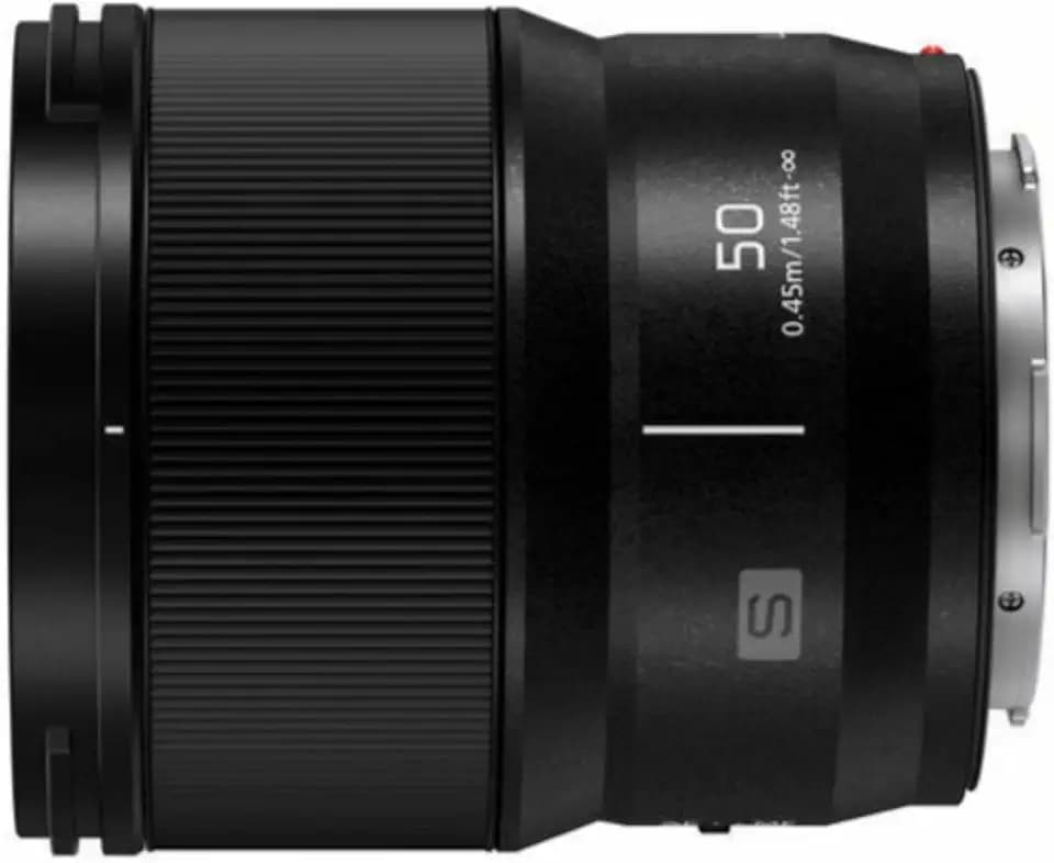 Panasonic LUMIX S Series Kameraobjektiv, 50 mm F1.8 L-Mount Wechselobjektiv für spiegellose Vollformat-Digitalkameras, S-S50 schwarz