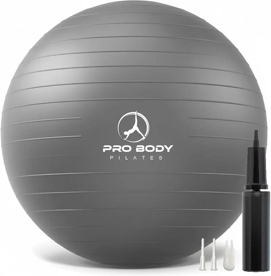 ProBody Pilates Yoga Ball - Vibrant Colors Exercise Ball