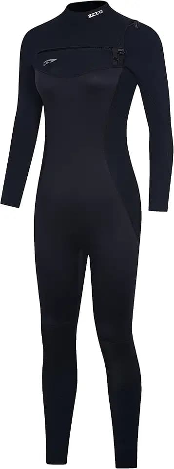 Wetsuits for Men and Women, Mens/Womens Wet Suit Chest Zip for Cold Water, 3/2mm Full Body Glove Dive Skins for Surfing Spearfishing Diving Snorkeling Kayaking Water Sports