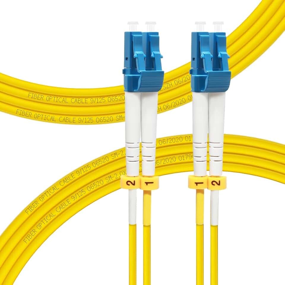 OS2 Single Mode LC auf LC LWL Glasfaser Patchkabel 3M 4pack
