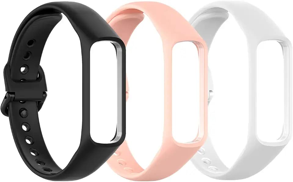 TenCloud (3er-Pack Armbänder kompatibel mit Samsung Galaxy Fit e SM-R375 Armband, Ersatzarmband aus weichem Silikon, Sportarmband für Galaxy Fit e SM-R375 Fitness-Tracker