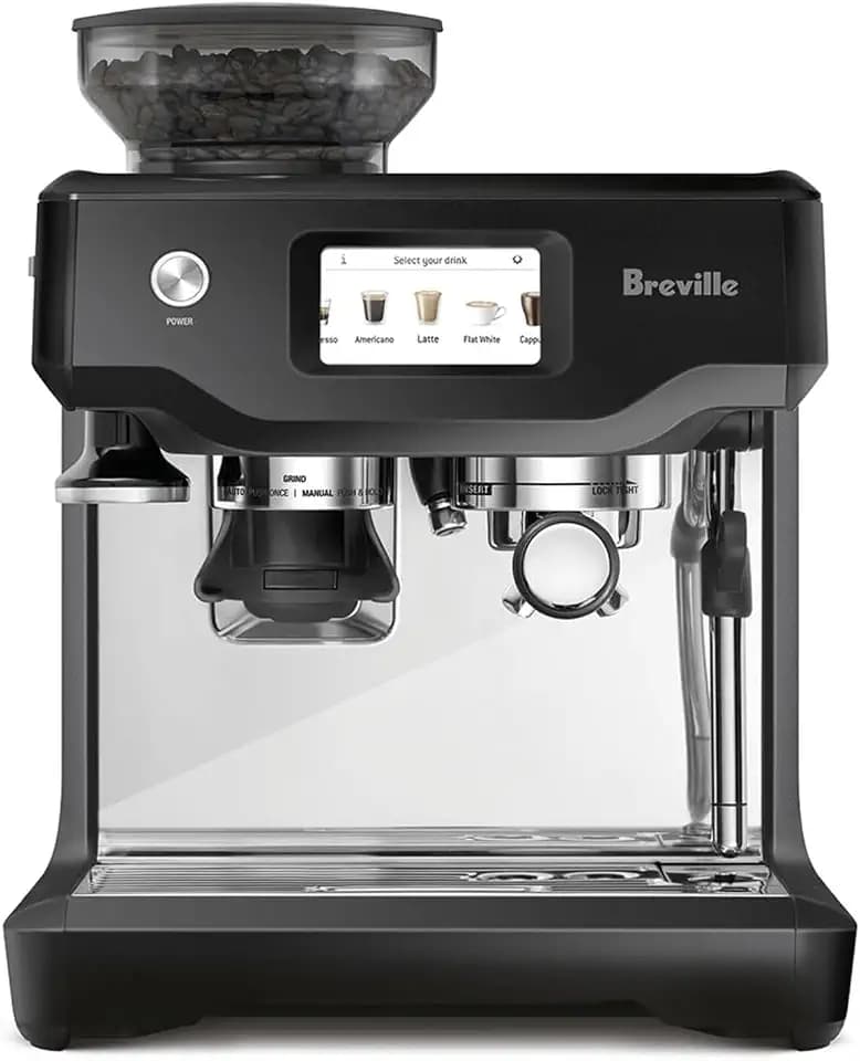 Breville BES880BTR Barista Touch Espresso Machine, Black Truffle