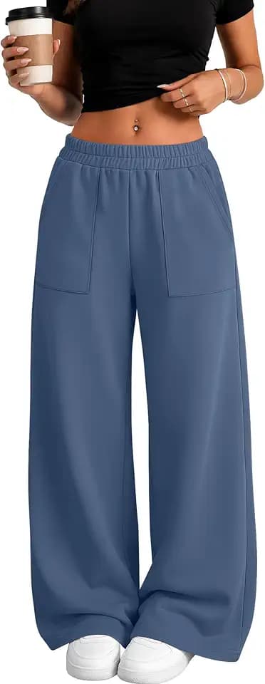 Teen Girls Sweatpants Wide Leg Baggy Pants 5-14Y