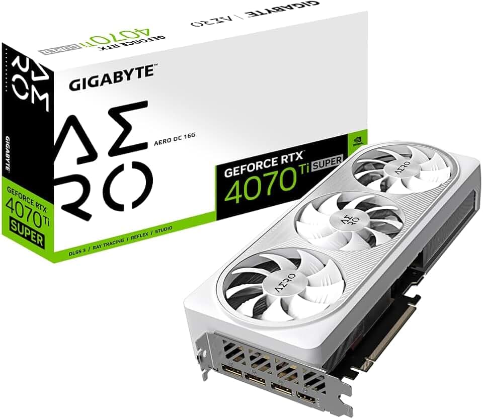 Gigabyte AERO GeForce RTX 4070 Ti SUPER OC 16G NVIDIA 16 Go GDDR6X