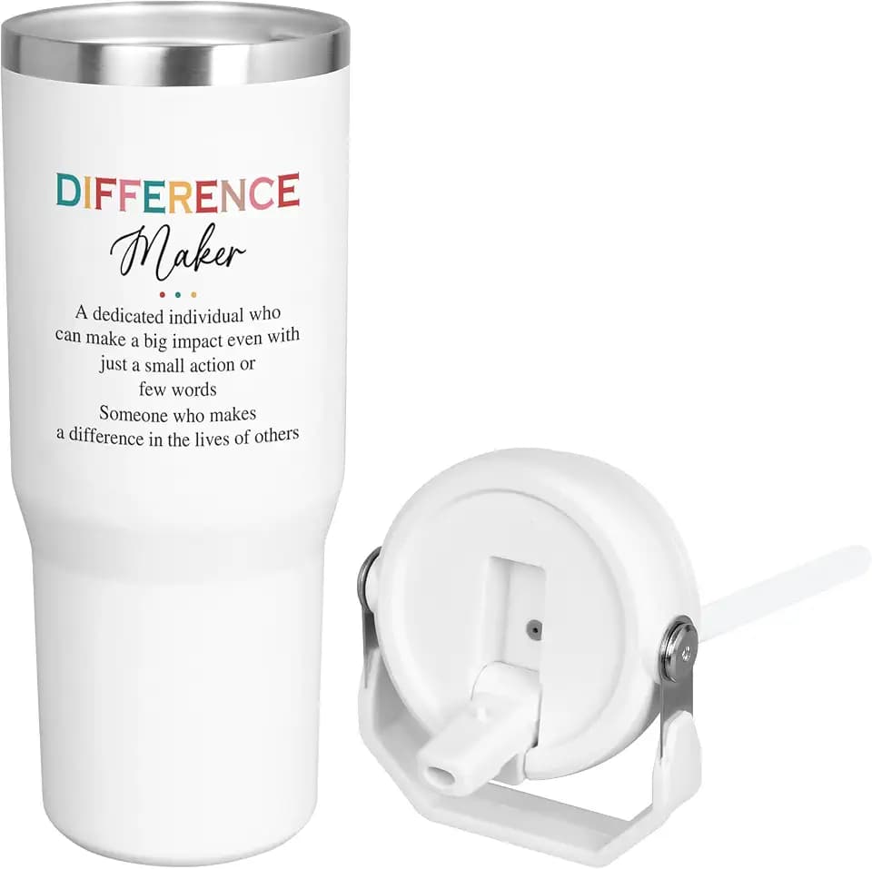 AXIARA Teacher Appreciation Gifts for Women Coworkers - Chaos Coordinator 30 oz Stainless Steel Tumbler with Lid and Handle - Birthday Employee Appreciation Gifts for Coworkers Friends Boss Teachers