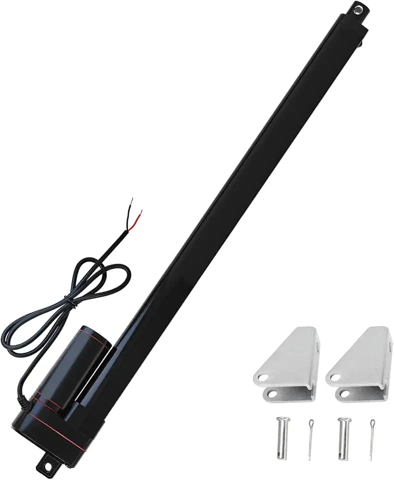 JQDML 18 Inch Stroke High Speed Linear Actuator 12V 88 lbs IP65 Waterproof