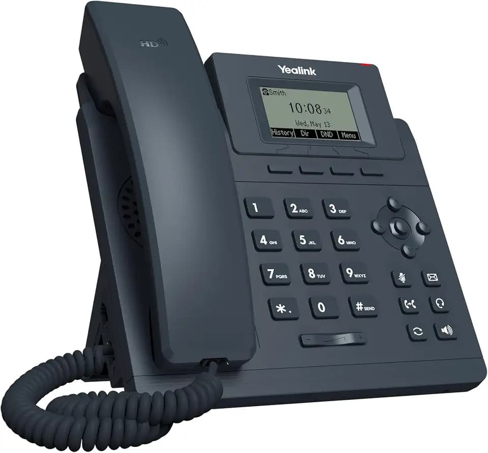 Yealink SIP-T30P Teléfono VoIP Básico PoE 1 Línea