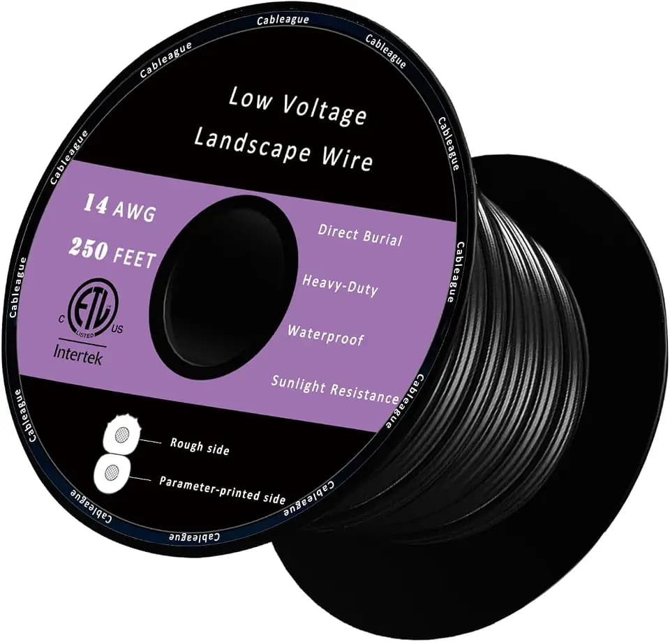 14/2 Low Voltage Landscape Lighting Wire 250ft, Pure Copper