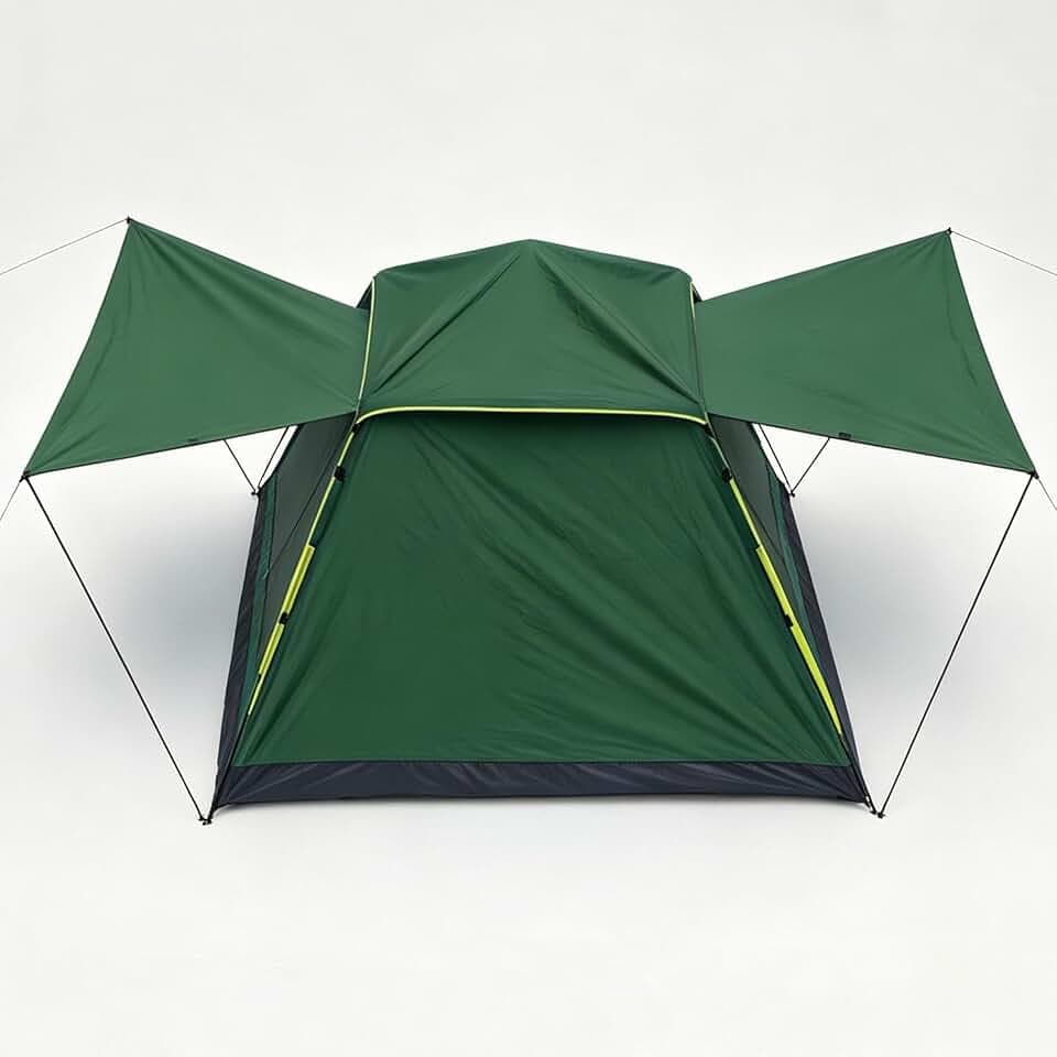 Wind Tour Lightweight Backpacking Camping Tent Waterproof Double Layer Family Tent for Hiking Fishing Outdoor Travel Picnic
