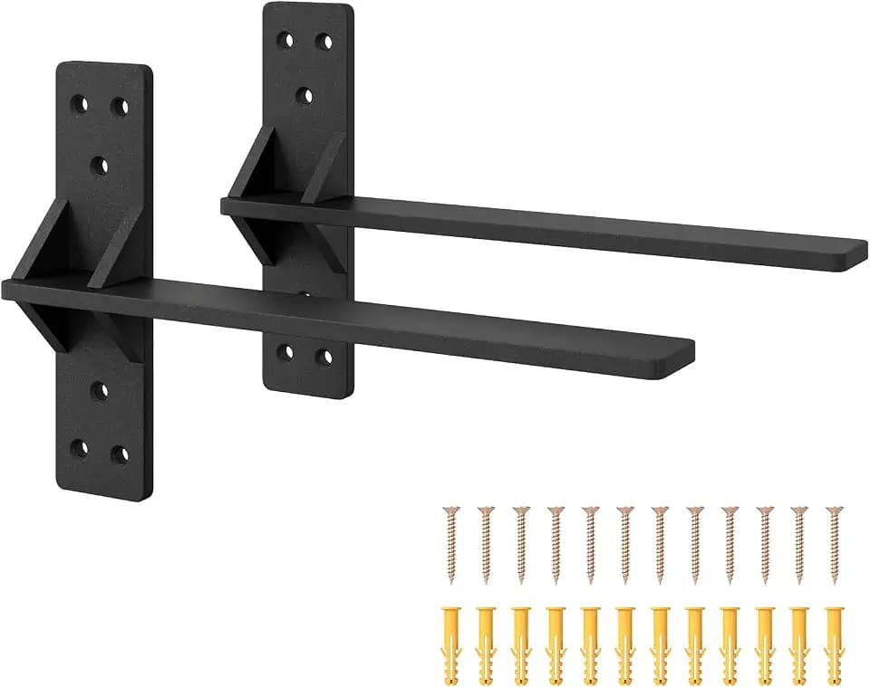 2 Pack Floating Shelf Bracket, 16" L x 2.5" W