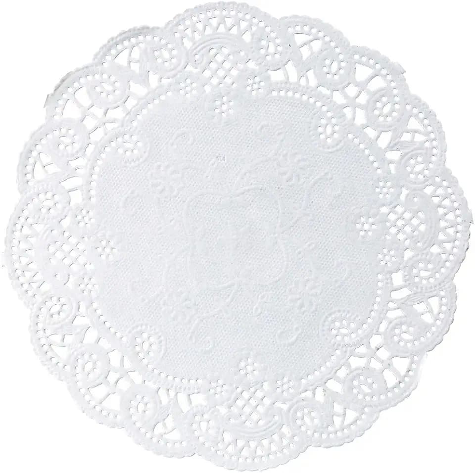 Hoffmaster 500532 French Lace Doily, 6" Diameter (Case of 1000)