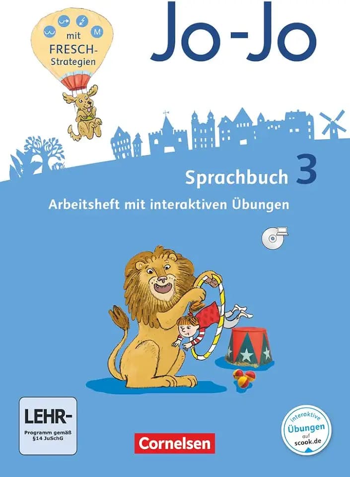 Jo-Jo Sprachbuch - Allgemeine Ausgabe 2016 - 3. Schuljahr: Arbeitsheft - Mit interaktiven Übungen
