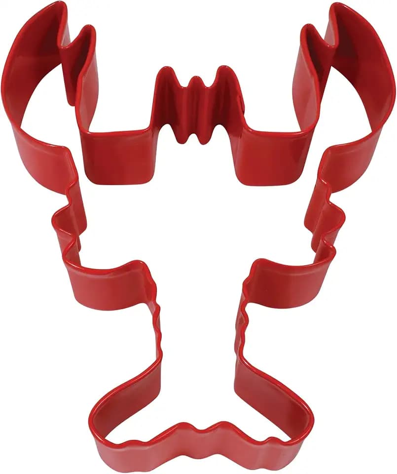 R&M Lobster 5" Cookie Cutter, Red - Fun Seafood-Themed Baking Tool for Cookies, Fondant, and Crafts
