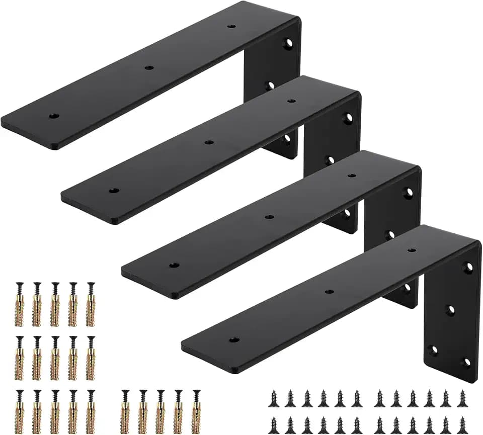 4-Pack Countertop Support Brackets 10"x6"x2.5"