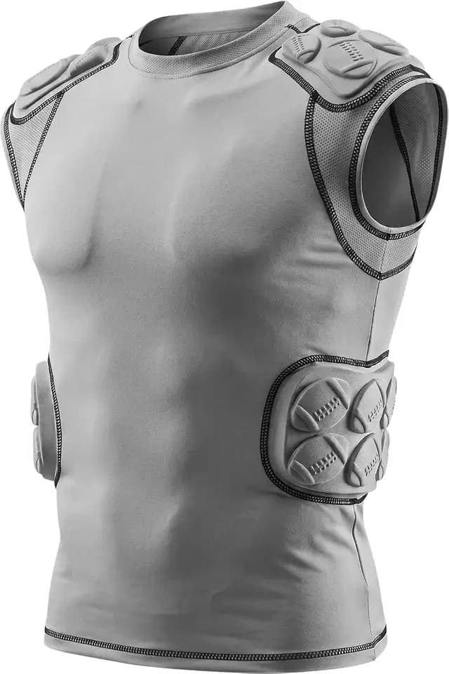 Exxact Sports Defender 5-Pad Adult Padded Football Shirt