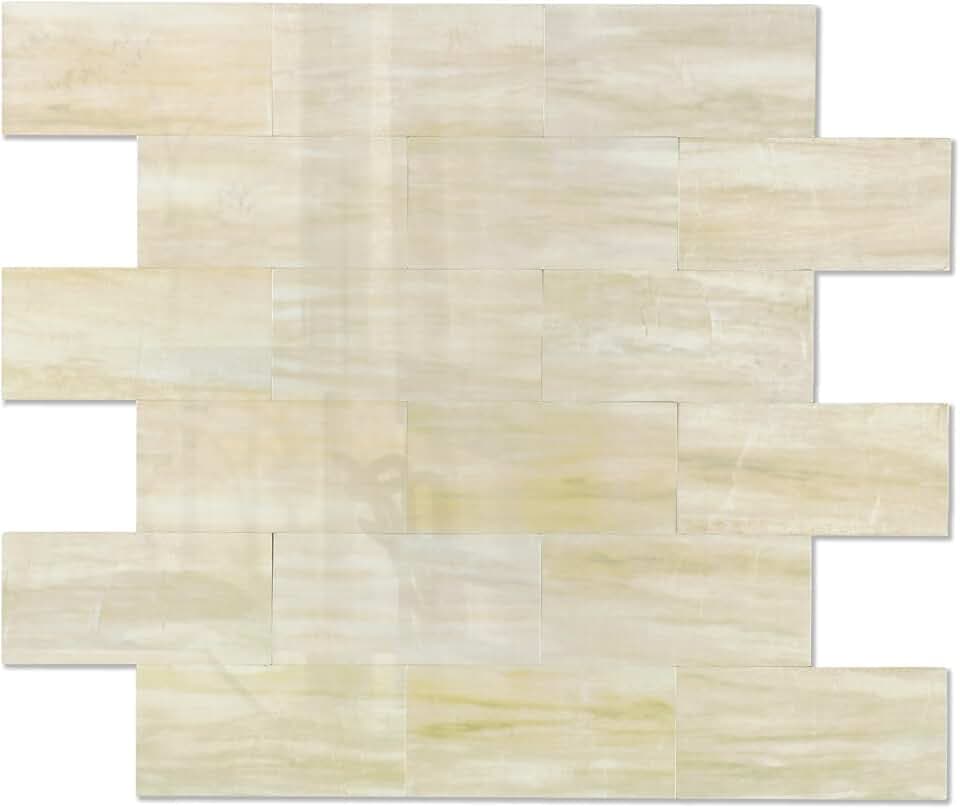 2026 New Upgrade Peel and Stick Backsplash Tile, Peel and Stick 11.34" X 11.57" Wall Tile for Kitchen, Bathroom, Fireplace, Laundry (Light Orange, 20 Packs)