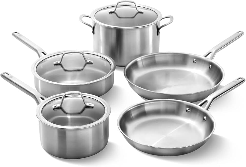 Calphalon Stainless Steel 8-Piece Cookware Set