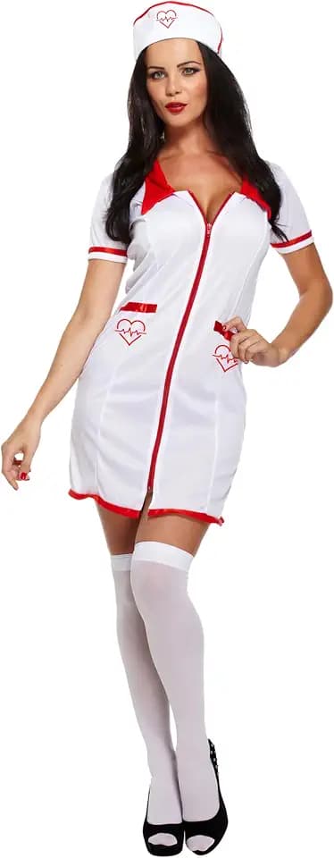 Adult Nurse Fancy Dress Costume