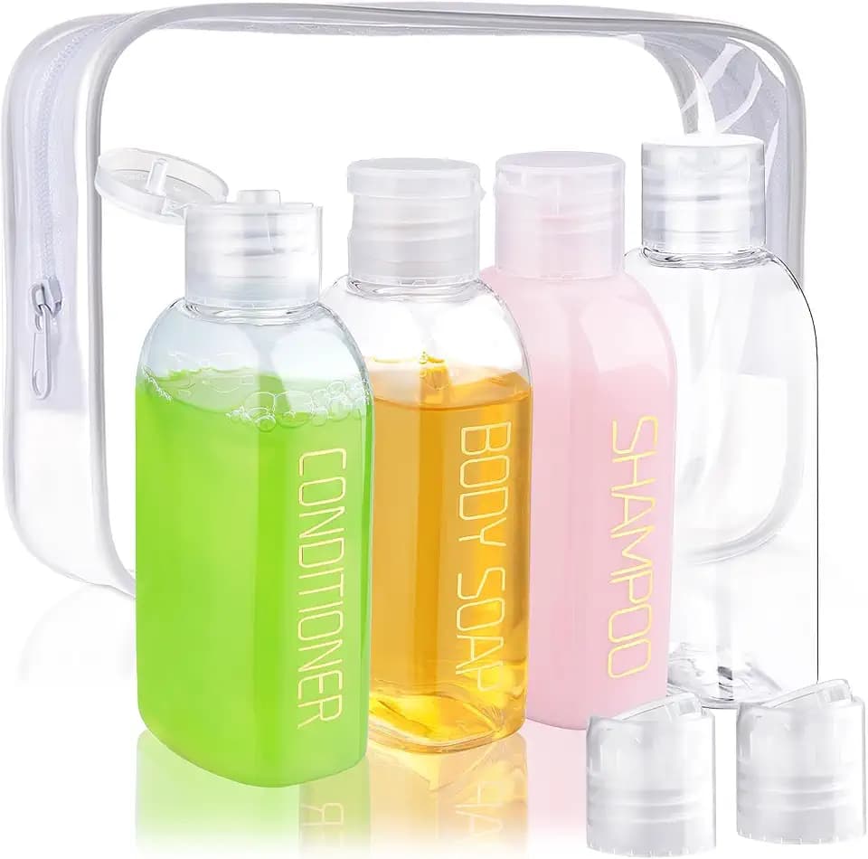 Cosywell 4pc 3.4 oz Leakproof Squeeze Bottles Travel Kit