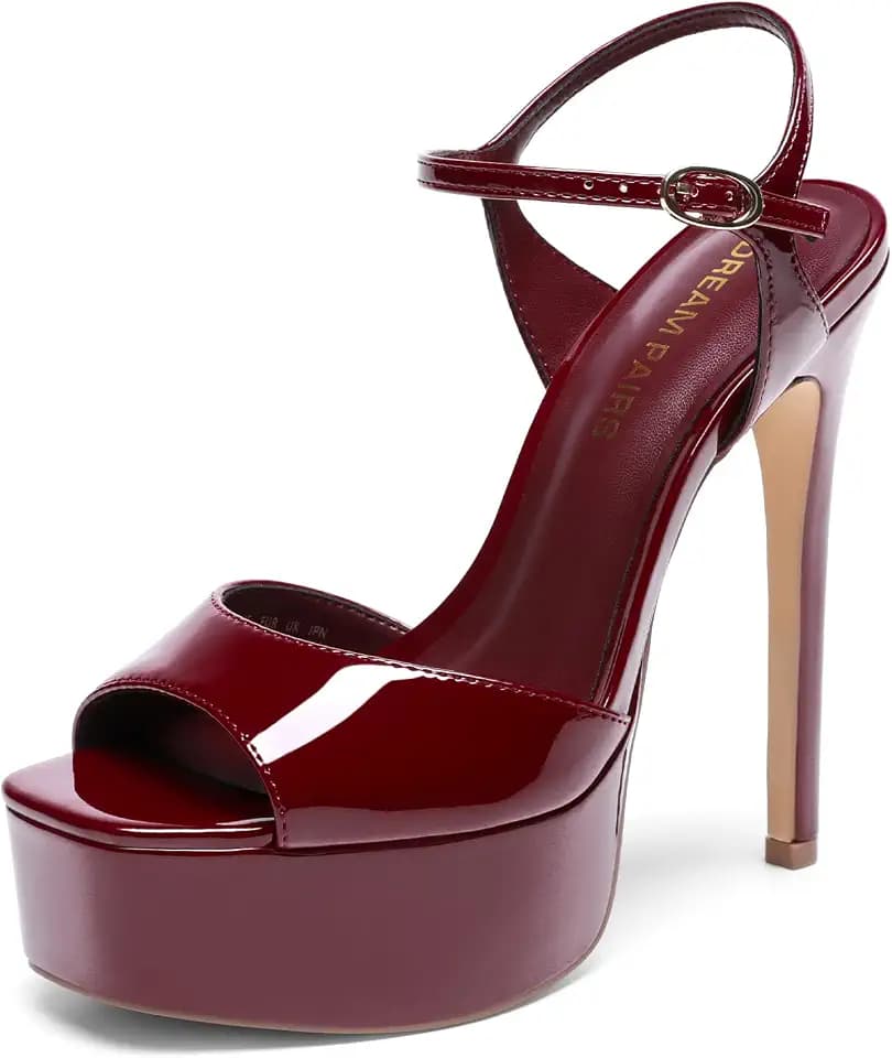 DREAM PAIRS Women's High Platform Heels Heeled Sandals