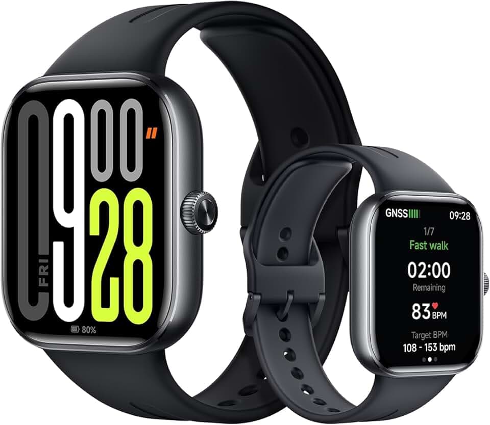 XIAOMI Redmi Watch 5 Smartwatch, Sport- und Fitnessüberwachung, 53mm AMOLED, 24 Tage Akkulaufzeit, 150+ Sportmodi, Herzfrequenzüberwachung, Schlafüberwachung, 5ATM, GPS, Android™ & iOS