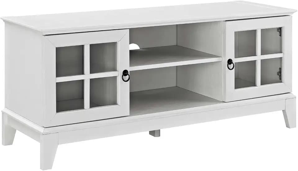 Modway Isle Coastal Contemporary 47 Inch TV Stand in White