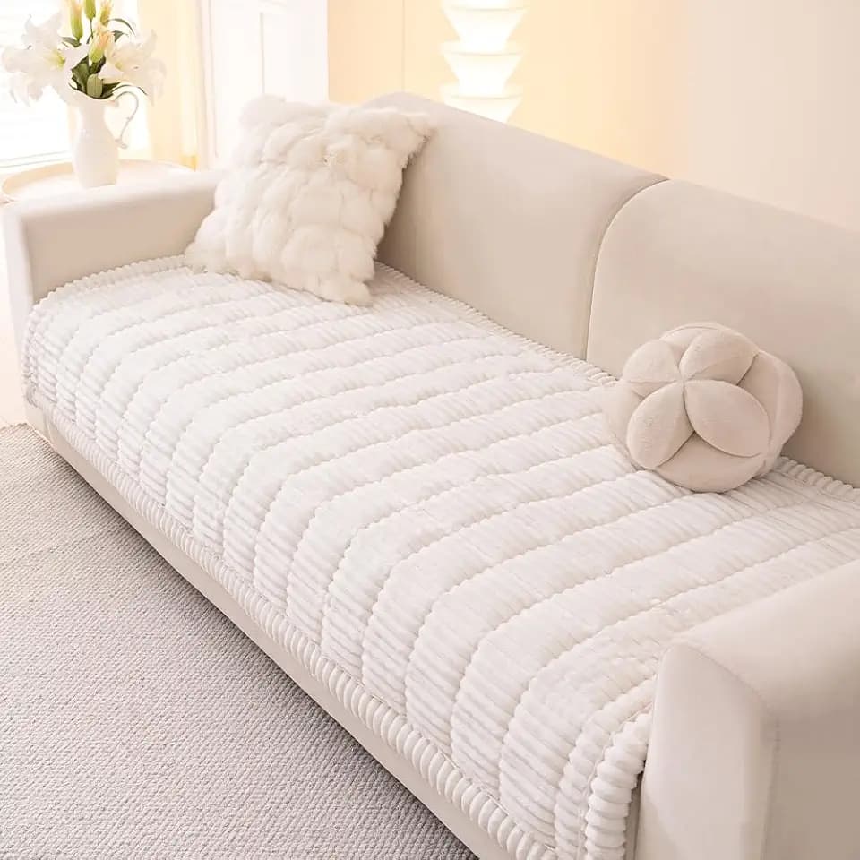 Awjcsv Couch Covers for Dogs Washable, Non Slip Sofa Protector Pet Friendly