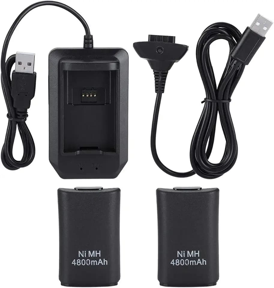 Ladegerät, Ladegerät für Wiederaufladbarer 4800mAh Ersatz für 360