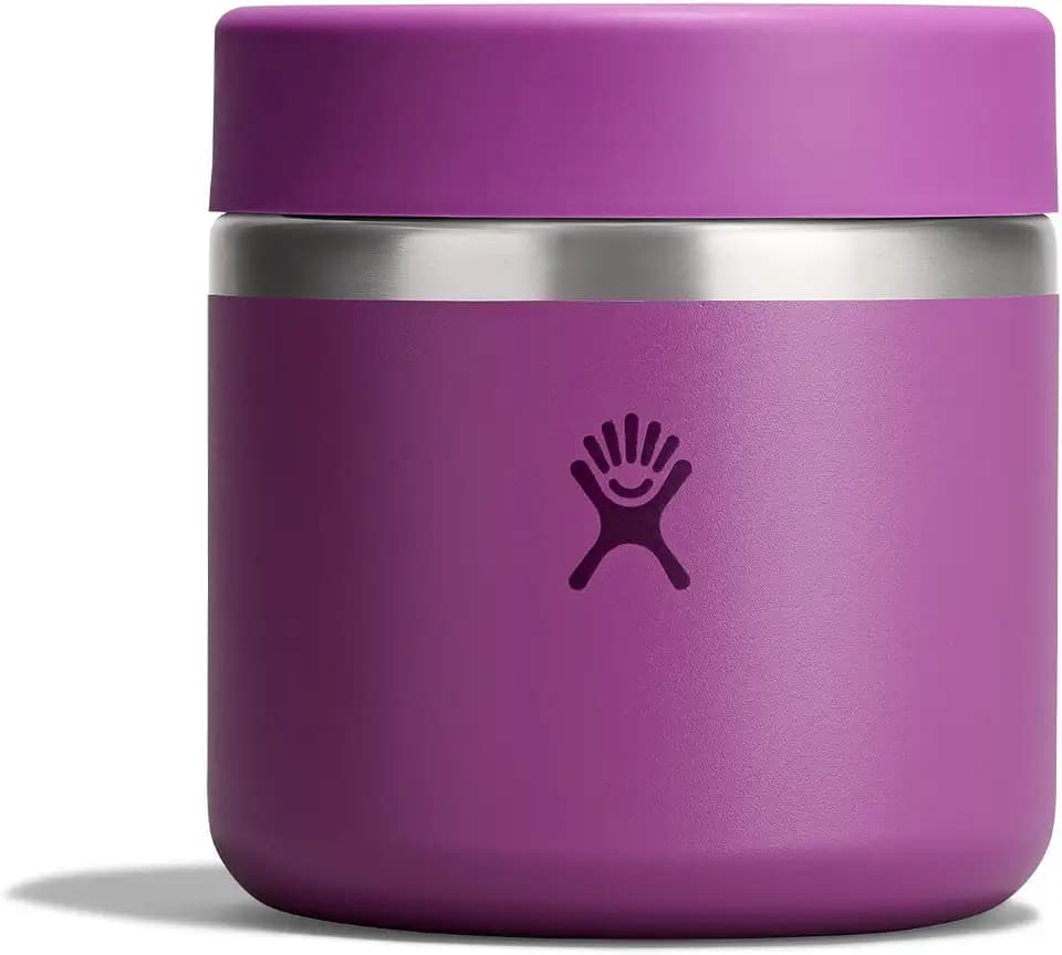 Hydro Flask Food Jar – Insulated Stainless Steel, Snack Travel Container for Hot Food & Soup 20 Oz Supernova Purple