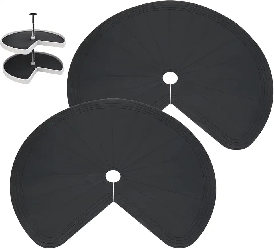 Lazy Susan Shelf Liner 27" Silicone Lazy Susan Liner 2PCS