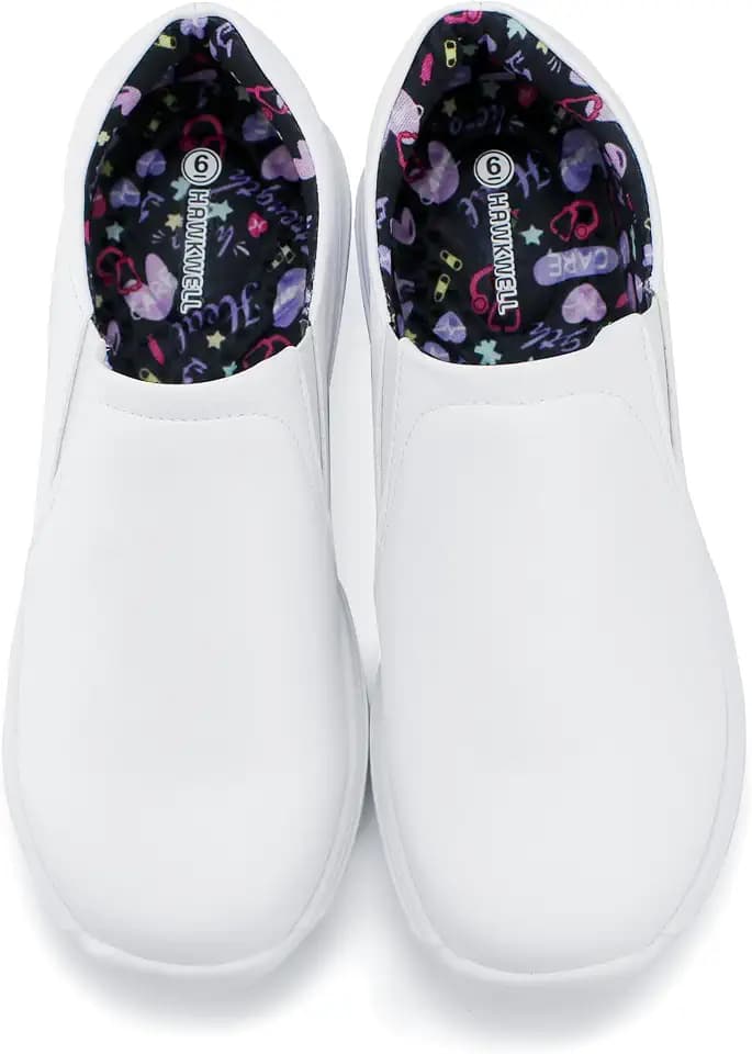 Hawkwell Women's Slip On Lightweight Slip Resistant Comfort Nursing Shoes