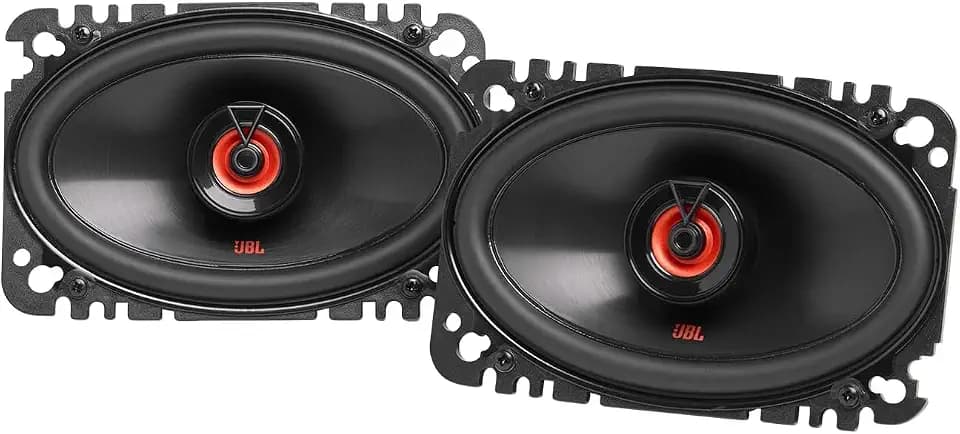 JBL Club 6422F 2-Wege Autolautsprecher Set von Harman Kardon - 120 Watt Ovale KFZ Auto Lautsprecher Boxen 100 x 152 mm | 10 x 15.2 cm | 4x6 Zoll