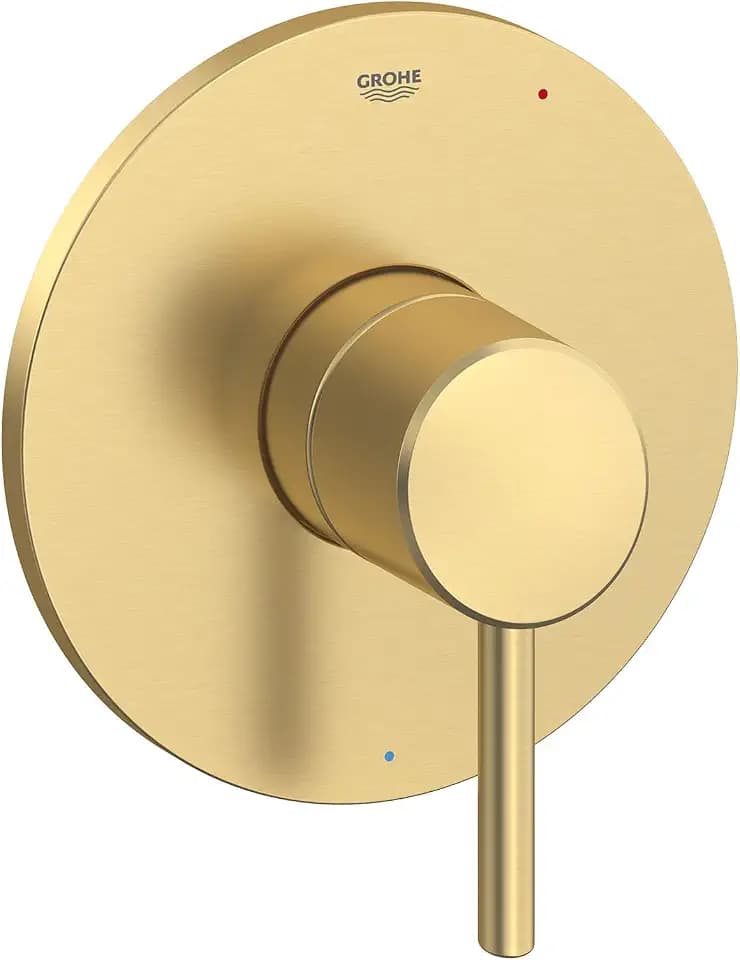GROHE 14468GN0 Concetto Pressure Balance Valve Trim with Cartridge, Brushed Gold