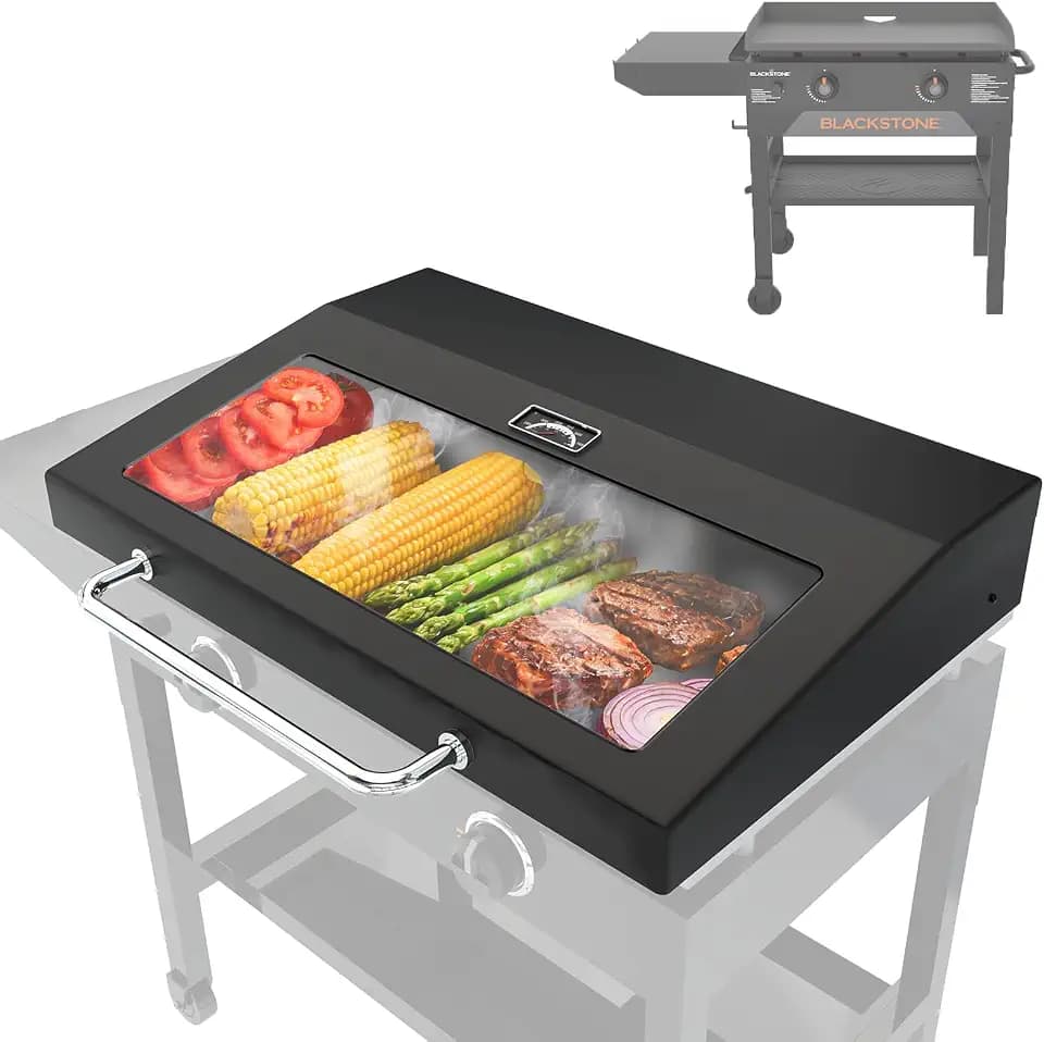 Upgrade Hinged Lid for Blackstone 28" Omnivore Griddle Hood Replacement
