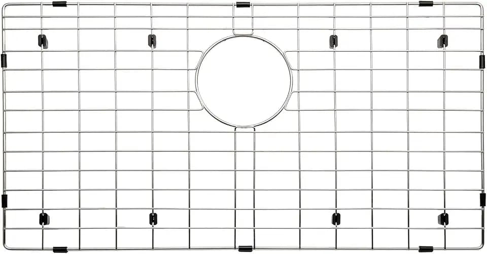 Serene Valley 26-1/4" X 14-1/4" Sink Protector, Rear Drain with Corner Radius 3/8", NLW2715R