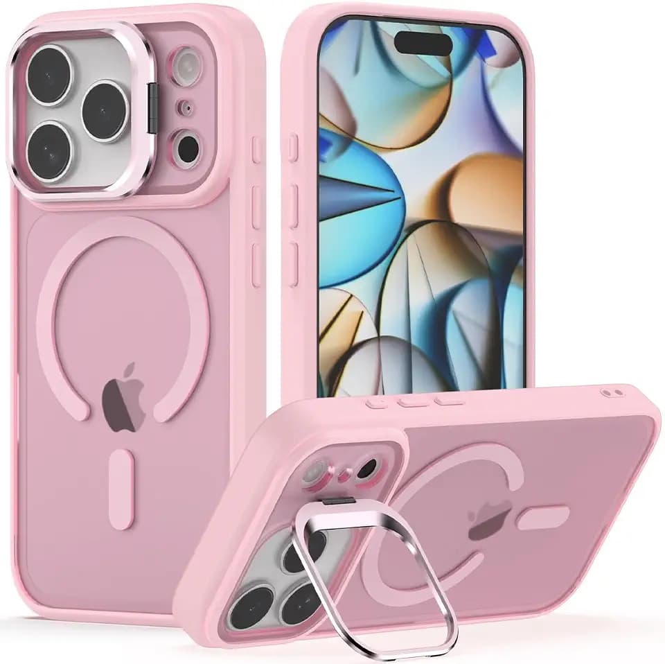 Nvollnoe for iPhone 18 Pro Case/iPhone 17 Pro Case Pink
