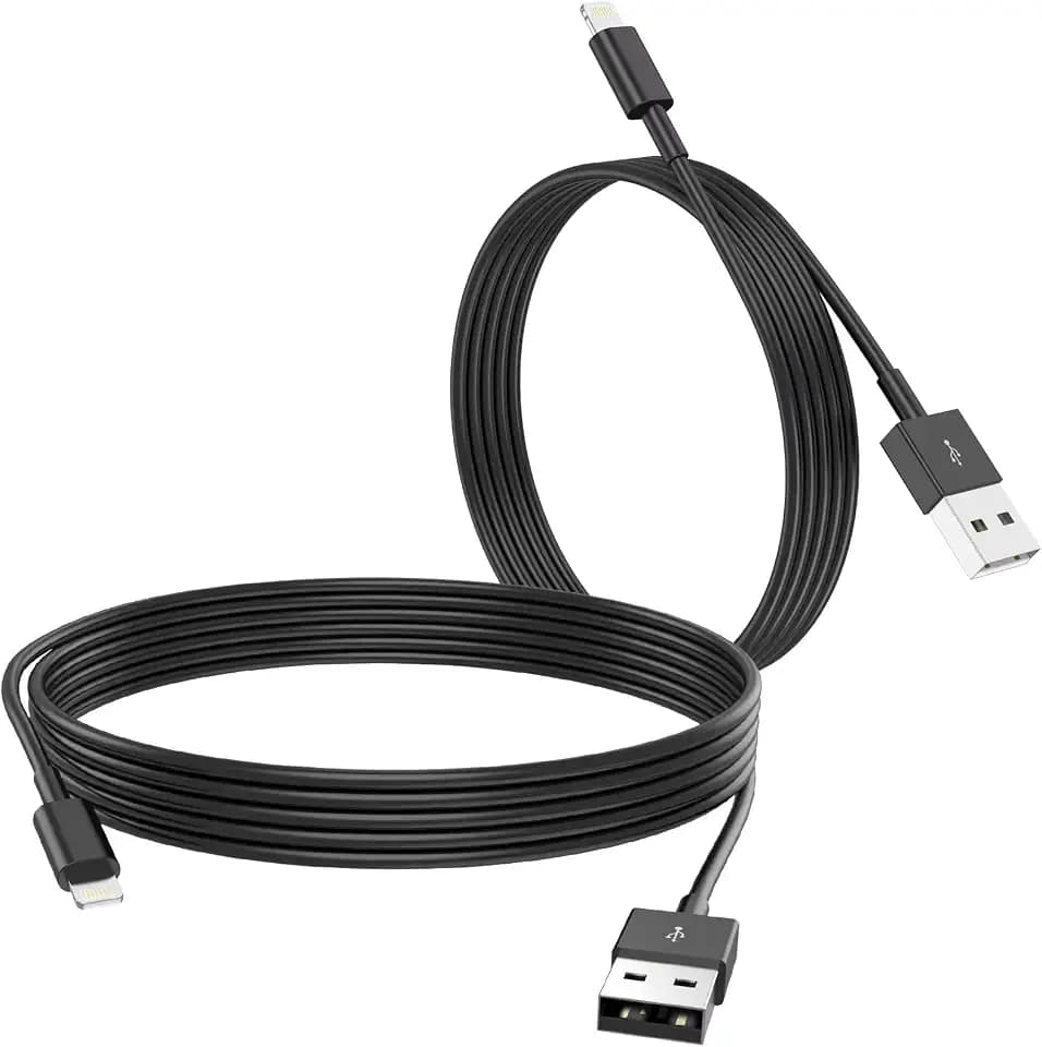 Uzento for iPhone Charger Cord,2 Pack Original USB to Lightning Cable Apple MFI Certified 6 Ft, Fast iPhone Charging Cord for iPhone 11/11Pro/11Max/ X/XS/XR/XS Max/8/7/6/5S/SE-Black