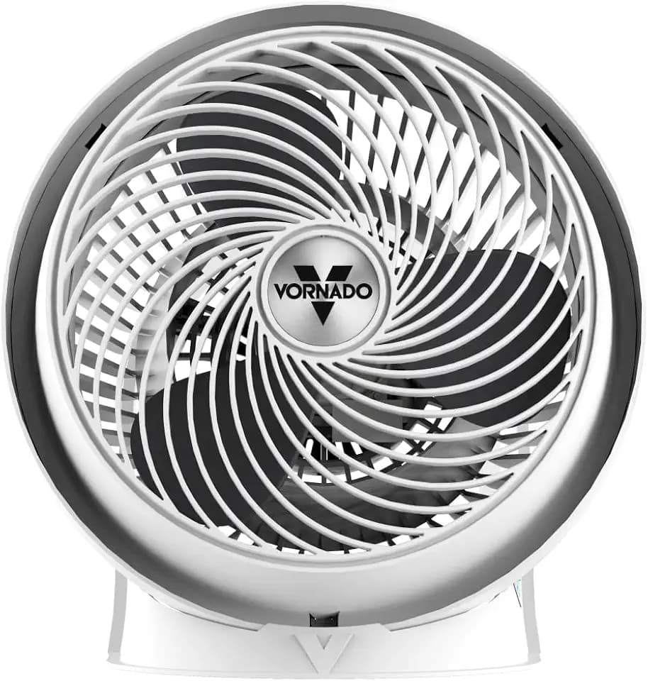 Vornado 733DC Whole Room Energy Smart Air Circulator Fan, Made in USA, Variable Speed Control, White, Large
