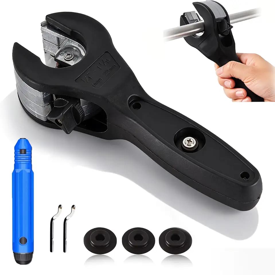 Ratcheting Tubing Cutter, Compact Cutter for Tight Spaces
