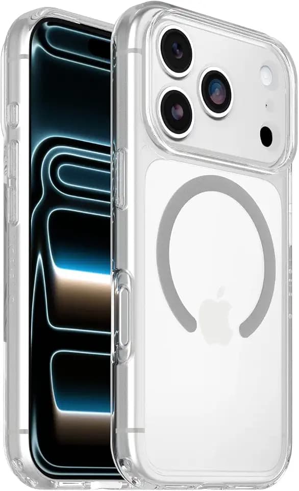 OtterBox Lumen Clear MagSafe Hülle für iPhone 18 Pro/17 Pro, Transparent